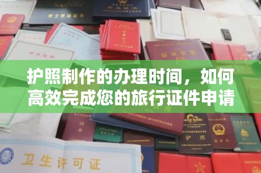 南州护照制作的办理时间，如何高效完成您的旅行证件申请