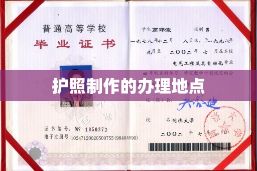南州护照制作的办理地点